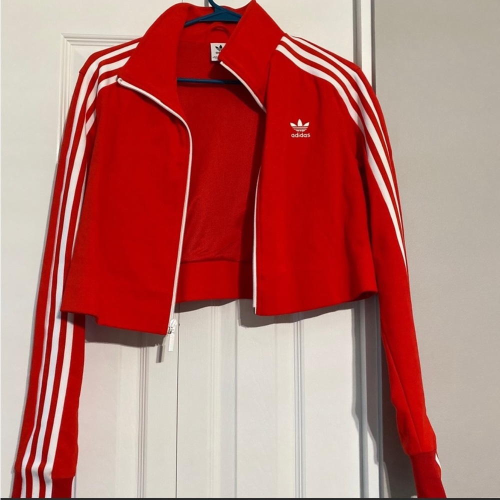Adidas crop jacket - never worn